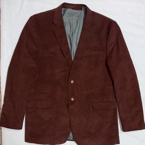 Sean John mens burgundy mens blazer size 4xl